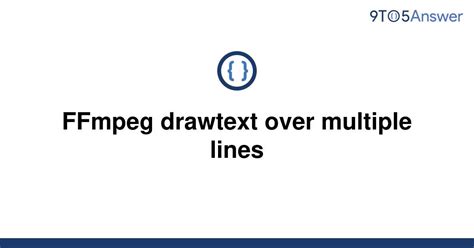 I assumed you know know a bit of <b>ffmpeg</b> syntax and also you was able to change that font with one other else that you would like to use. . Ffmpeg drawtext between